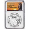 Image 1 : 2016 Tanzania 1000 Shillings Black Rhino Big 5 HR Silver Coin NGC PF70 Ultra Cameo