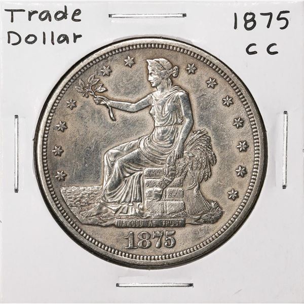 1875-CC $1 Trade Silver Dollar Coin