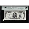 Image 1 : 1953A $5 Silver Certificate Butterfly Fold ERROR Note PMG Extremely Fine 40EPQ