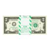 Image 1 : Pack of (100) Consecutive 2017A $2 Federal Reserve Star Notes San Francisco