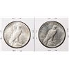 Image 2 : Lot of (2) 1926-S $1 Peace Silver Dollar Coins
