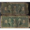 Image 2 : Lot of (2) 1896 $1 Educational Silver Certificate Notes