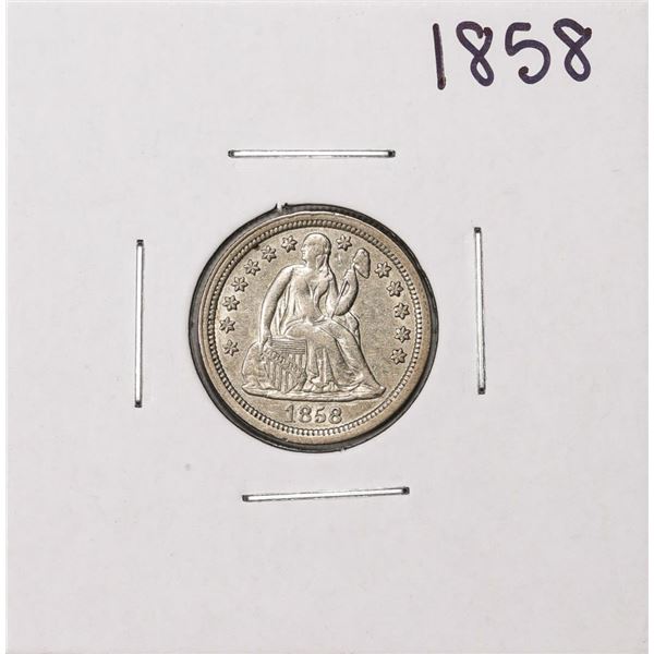 1858 Seated Liberty Dime Coin