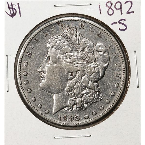 1892-S $1 Morgan Silver Dollar Coin