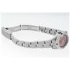 Image 8 : Rolex Ladies Stainless Steel Salmon Arabic Ruby and Diamond Datejust Wristwatch