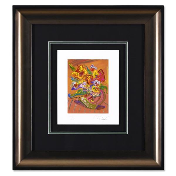 Peter Max  Vase of Flowers XI  Limited Edition Lithograph on Paper