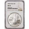 Image 1 : 2006 $1 American Silver Eagle Coin NGC MS70