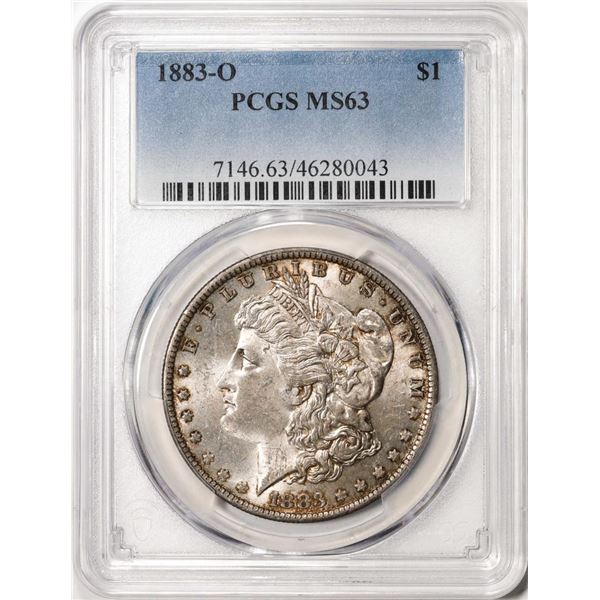 1883-O $1 Morgan Silver Dollar Coin PCGS MS63