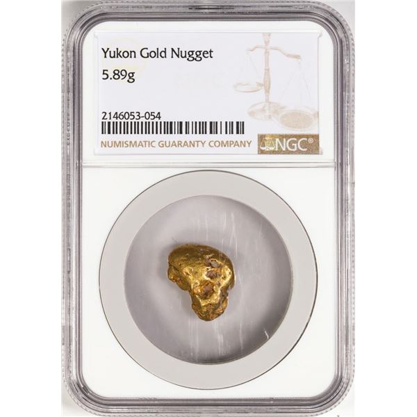 5.89 Gram Yukon Gold Nugget NGC Graded