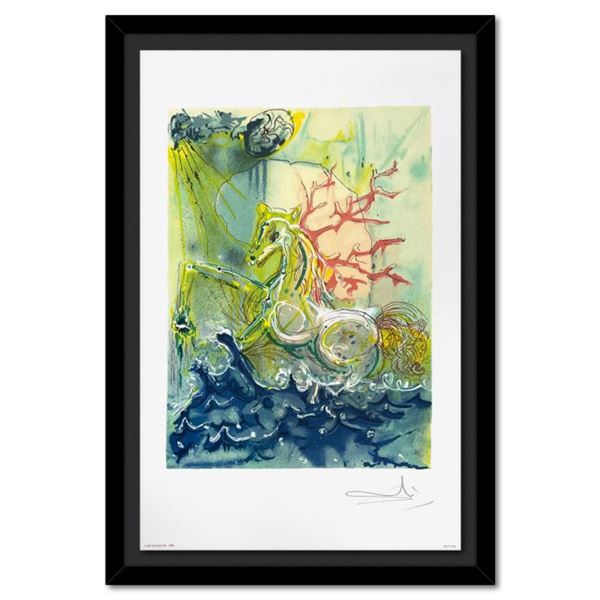 Salvador Dali (1904-1989) "Neptune" Limited Edition Lithograph on Paper