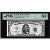 Image 1 : 1953B $5 Silver Certificate Note Fr.1657 PMG Choice Uncirculated 64EPQ