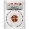 Image 1 : 2000 Lincoln Memorial Cent Coin Mint Error Broadstruck PCGS MS64RD