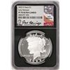 Image 1 : 2023-S $1 Proof Peace Silver Dollar Coin NGC PF70 Ultra Cameo ER Iskowitz Signature