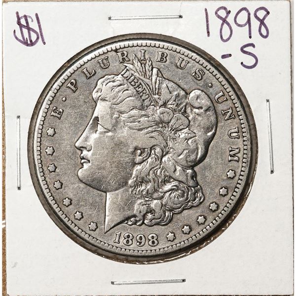 1898-S $1 Morgan Silver Dollar Coin