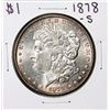 Image 1 : 1878-S $1 Morgan Silver Dollar Coin
