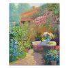 Image 1 : Ming Feng "Backyard Retreat" Original Oil on Canvas