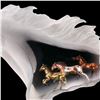 Image 2 : Kitty Cantrell "Untamed Spirit" Limited Edition Mixed Media Lucite Sculpture