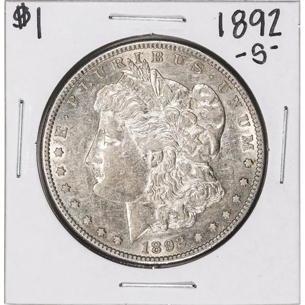 1892-S $1 Morgan Silver Dollar Coin