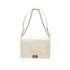 Image 1 : Chanel Large Boy Bag white patent leather