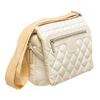 Image 2 : Chanel Coco Cocoon Messenger Bag White Quilted Nylon
