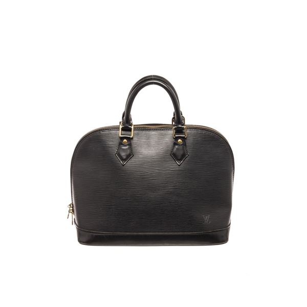 Louis Vuitton Alma PM Tote Black Epi Leather