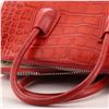 Image 5 : Givenchy Antigona Bag Crocodile Embossed Leather Medium Shoulder Bag Red Crocodi