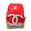 Image 1 : Chanel Line Backpack Red and Gray Vinyl