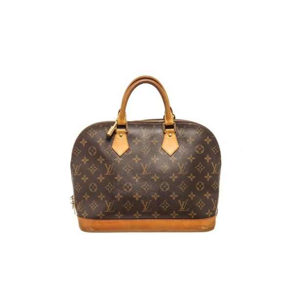 Louis Vuitton Alma PM Handbag brown monogram canvas and leather