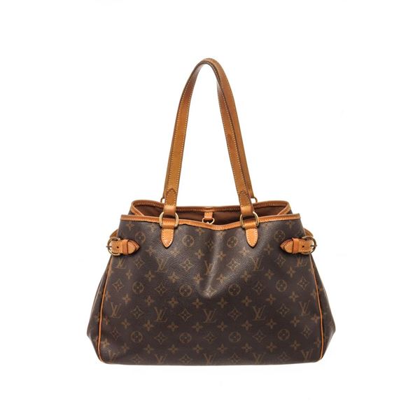 Louis Vuitton Batignolles Horizon shoulder Bag brown monogram canvas