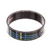 Image 2 : Hermes Bangle Bracelet Black multicolor Enamel
