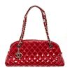 Image 1 : Chanel Bowler Bag shoulderbag red patent Leather