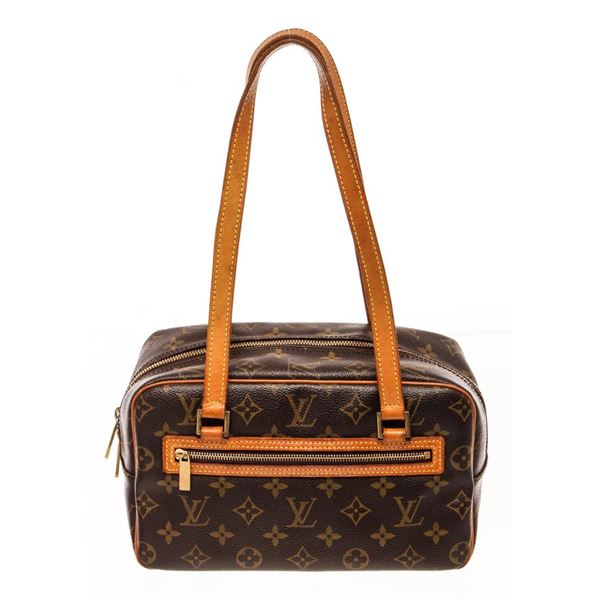 Louis Vuitton Cite MM Shoulder Bag Monogram Coated Canvas