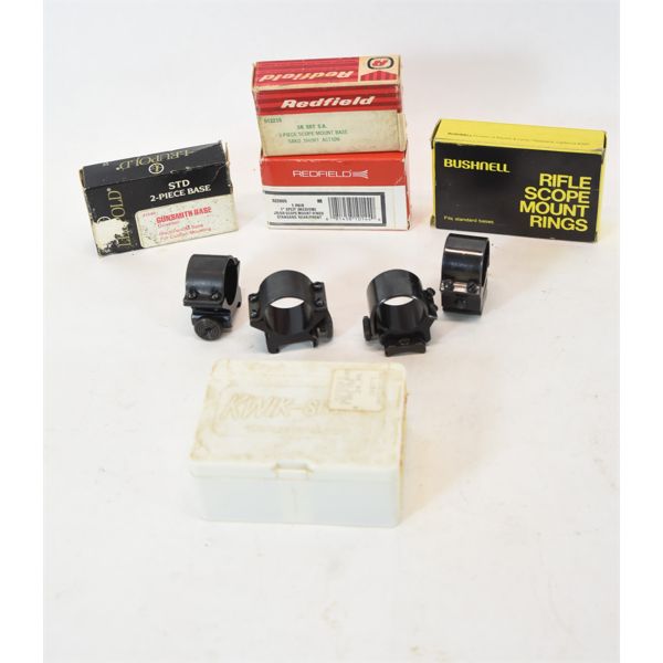 Box Lot Scope Rings & Bases