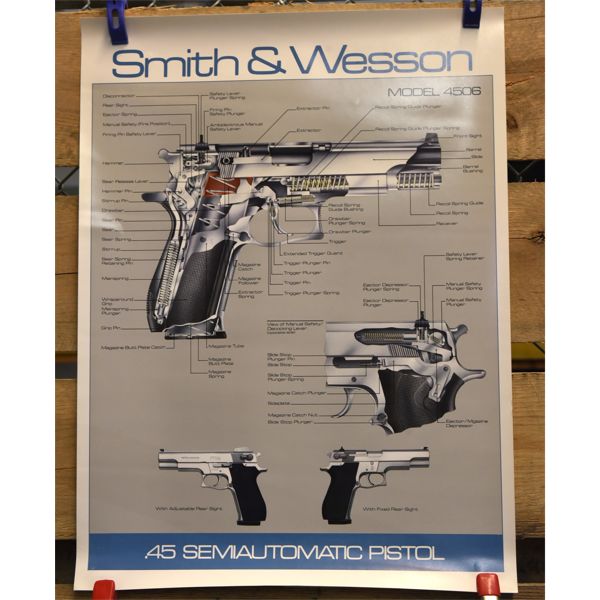 Vintage Collector S&W Posters