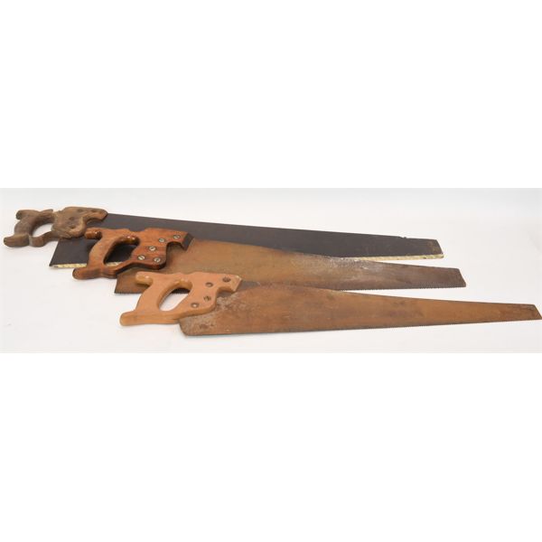 Box Lot Vintage Handsaws