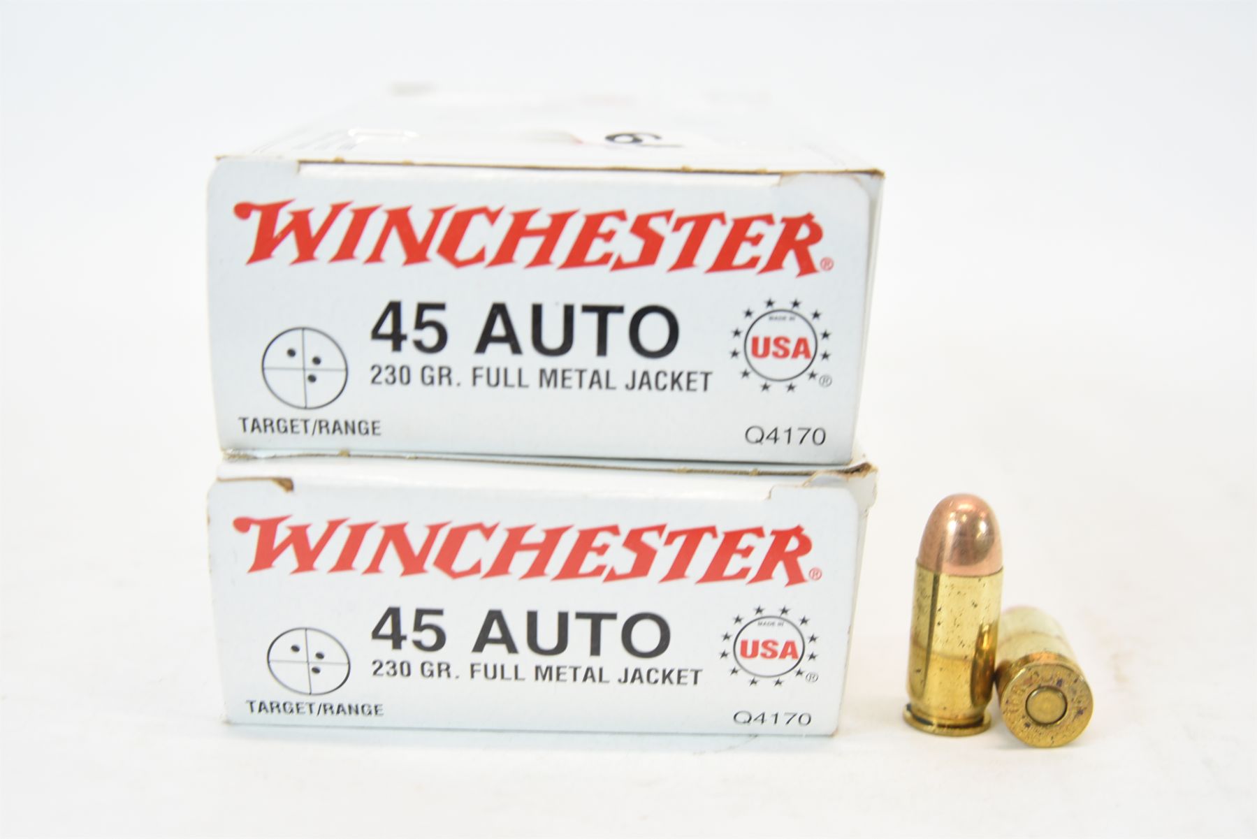 100 Rounds Winchester 45 Auto Ammunition