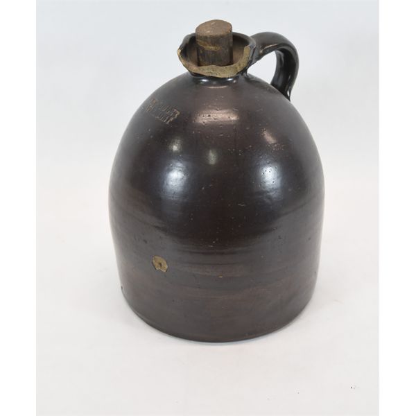 Antique H. Schuler Stoneware Jug