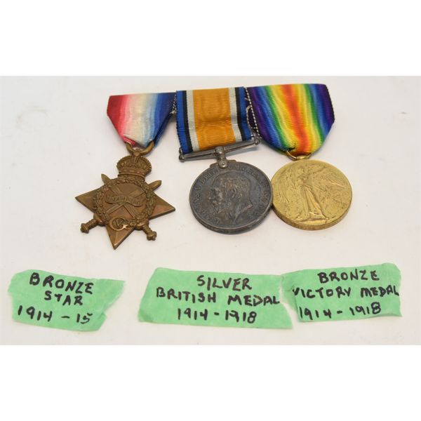 WWI Service Ribbon Bar