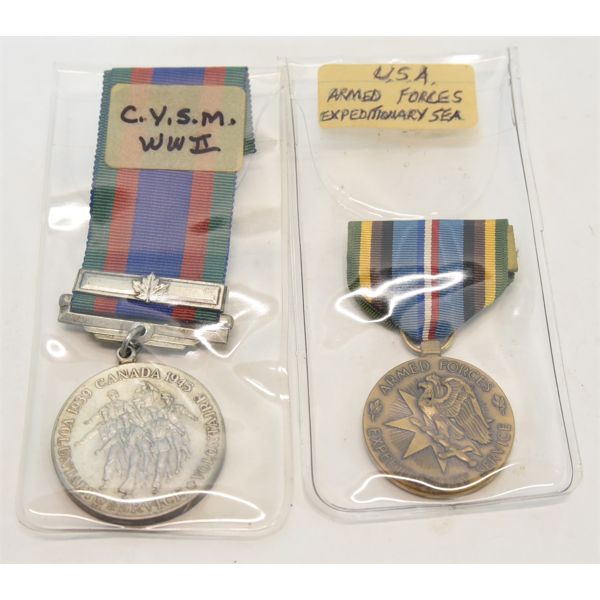 Canadian & American Service Medals