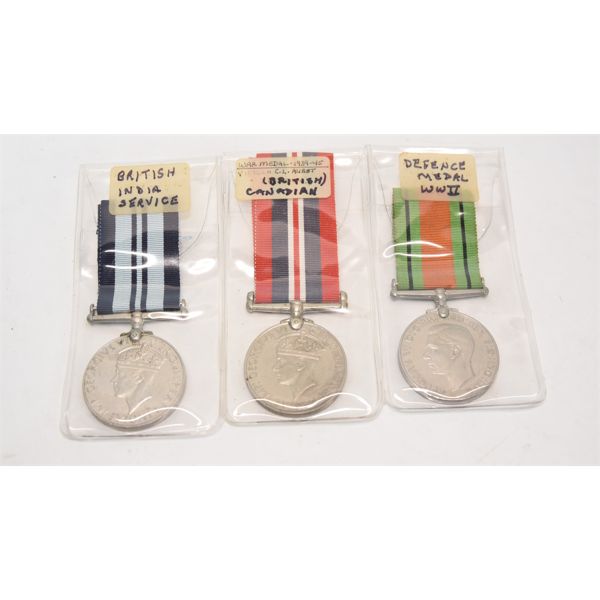 Box Lot WWII Service Medals