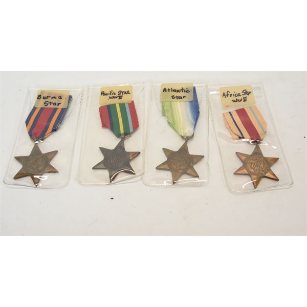 Box Lot Service Medals