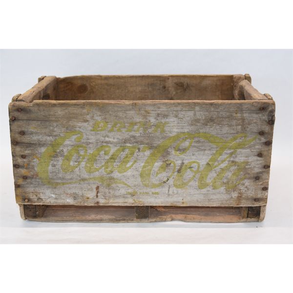 Vintage Wooden Coca Cola Crate