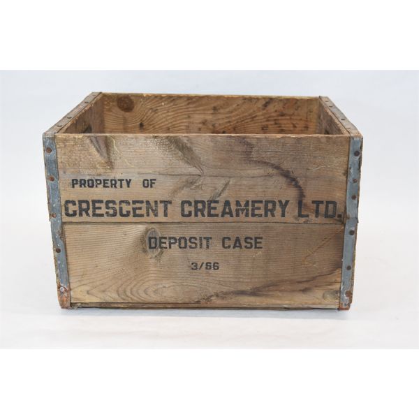 Vintage Wooden Milk Crate