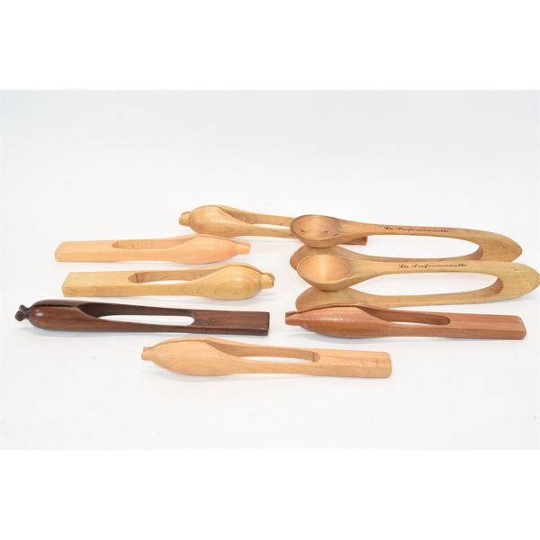 Box Lot Wooden Musical Spoons