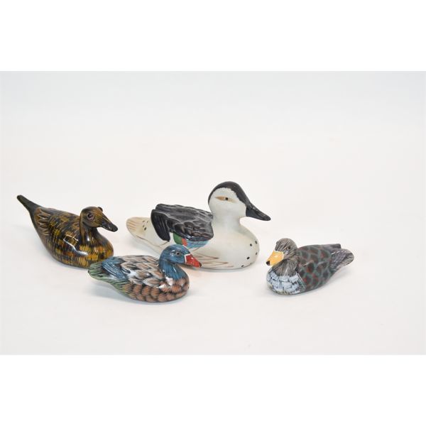 Box Lot Ceramic Ducks