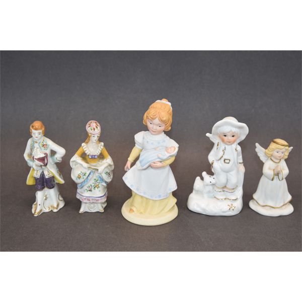 Box Lot Ceramic Figurines 