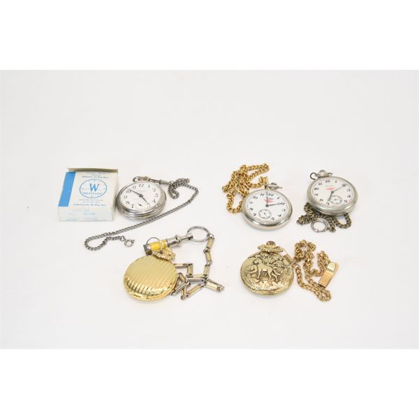 Box Lot Pocket Watches 