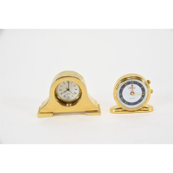 Pair of Miniature Mantel Clocks