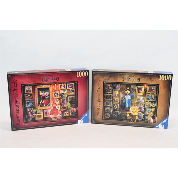 Two Ravensburger 1000-Piece Puzzles