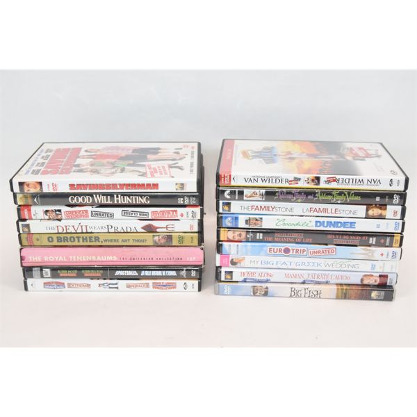 Box Lot 17 Comedy DVDs